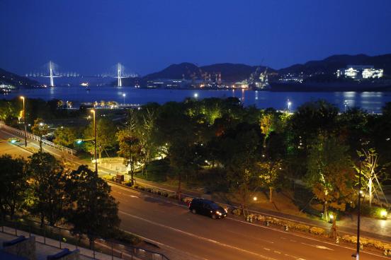 Night View from Nagasaki Prefecture Art Museum