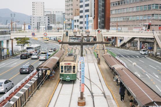 Nagasaki City Tram (Street Car)1©NAGASAKI CITY