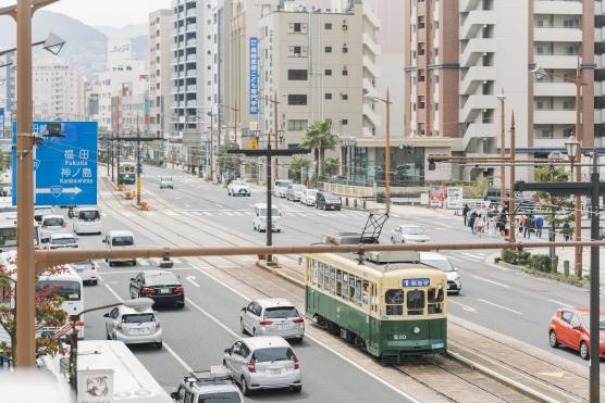 Nagasaki City Tram (Street Car)5©NAGASAKI CITY