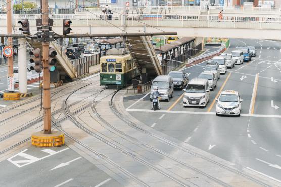 Nagasaki City Tram (Street Car)8©NAGASAKI CITY