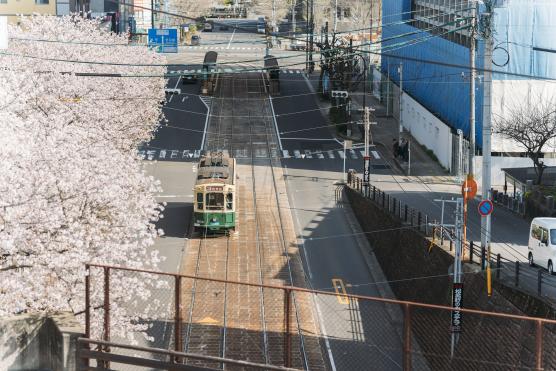 Nagasaki City Tram (Street Car)24©NAGASAKI CITY