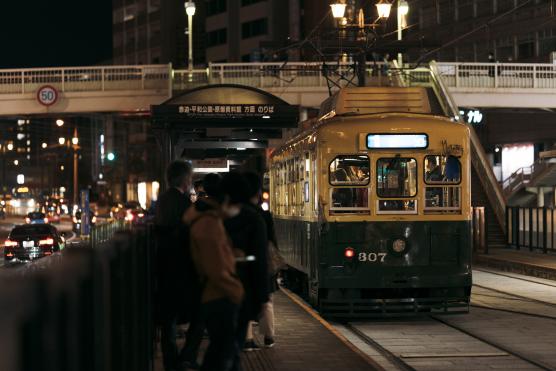 Nagasaki City Tram (Street Car)26©NAGASAKI CITY