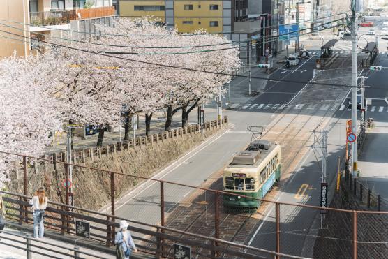 Nagasaki City Tram (Street Car)27©NAGASAKI CITY