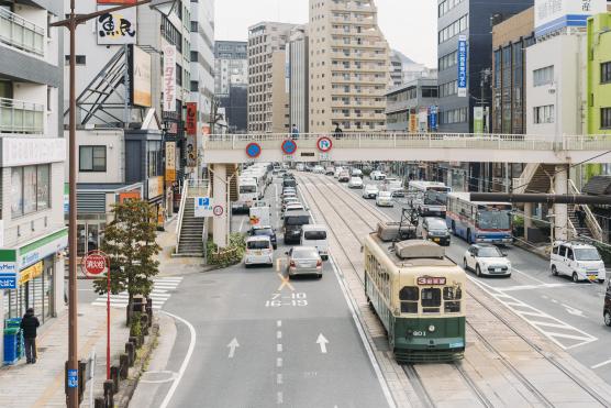 Nagasaki City Tram (Street Car)28©NAGASAKI CITY