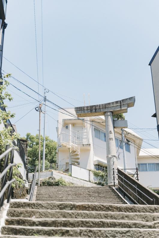 Sanno Shrine and The One-Pillar Torii Gate1©NAGASAKI CITY