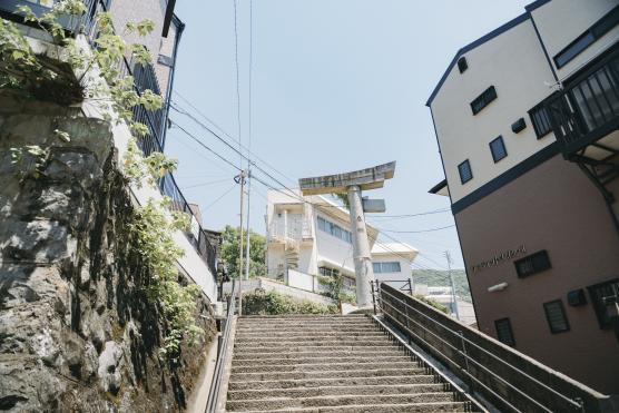 Sanno Shrine and The One-Pillar Torii Gate2©NAGASAKI CITY