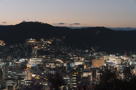 Kazagashira Park(Night View)3©NAGASAKI CITY