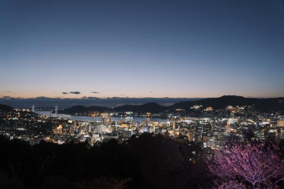 Kazagashira Park(Night View)4©NAGASAKI CITY
