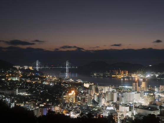Kazagashira Park(Night View)8©NAGASAKI CITY