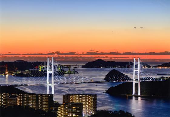 Megami Ohashi Bridge - Sunset View